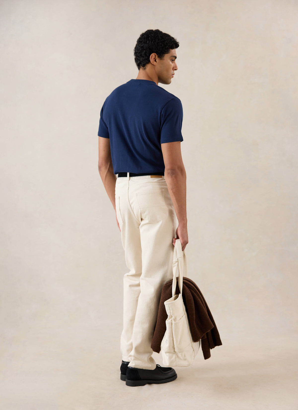Men's Navy Regular Fit T-Shirt - Organic Cotton - Percival | Percival Top Pick