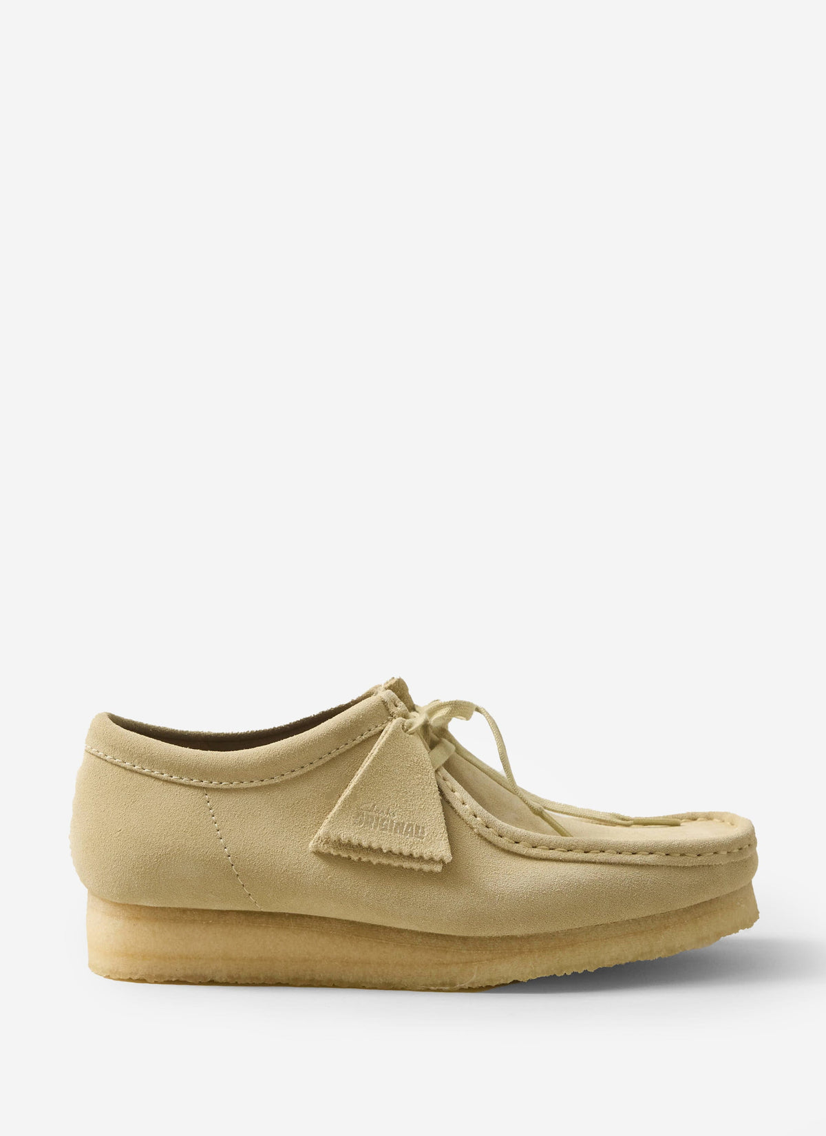 Men's Suede Wallabee Shoes - Clarks Originals - Maple Brown | Percival Trusted