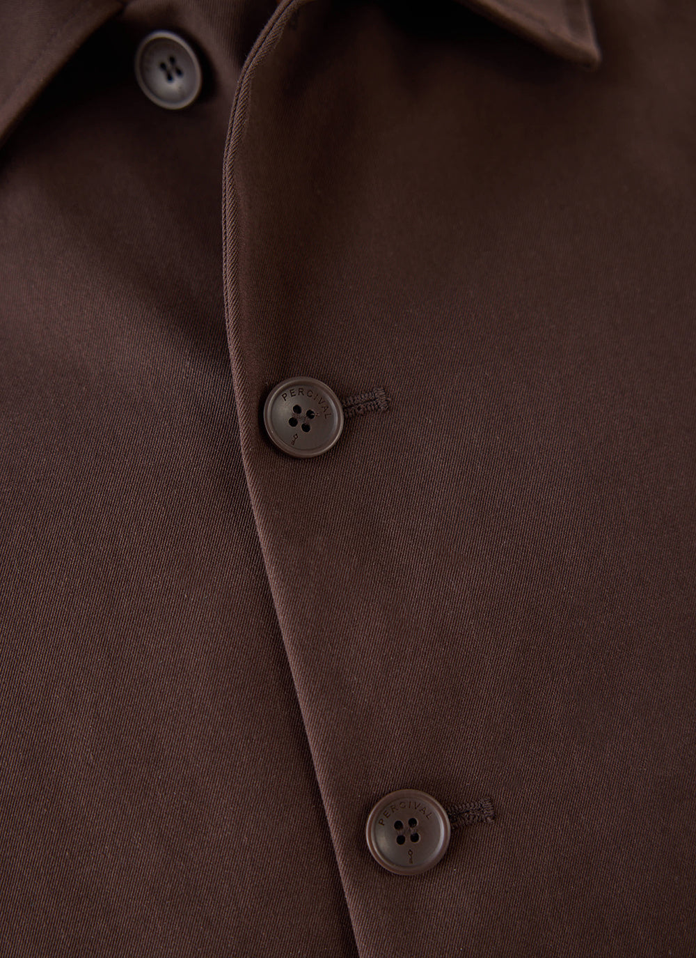 Men's Cropped Waterproof Trench Coat - Carter - Brown - Percival | Percival Discount