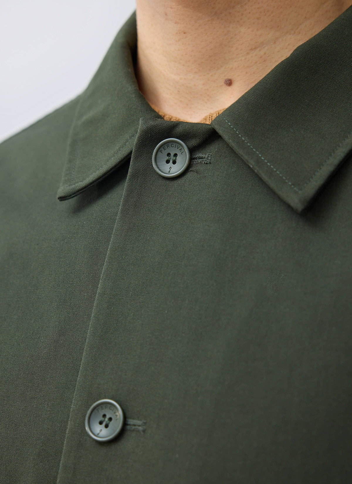 Men's Sherlock Short Trench Coat - Waterproof - Forest Green | Percival Hot Sale