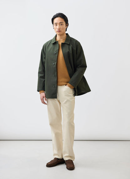 Men's Sherlock Short Trench Coat - Waterproof - Forest Green | Percival Hot Sale