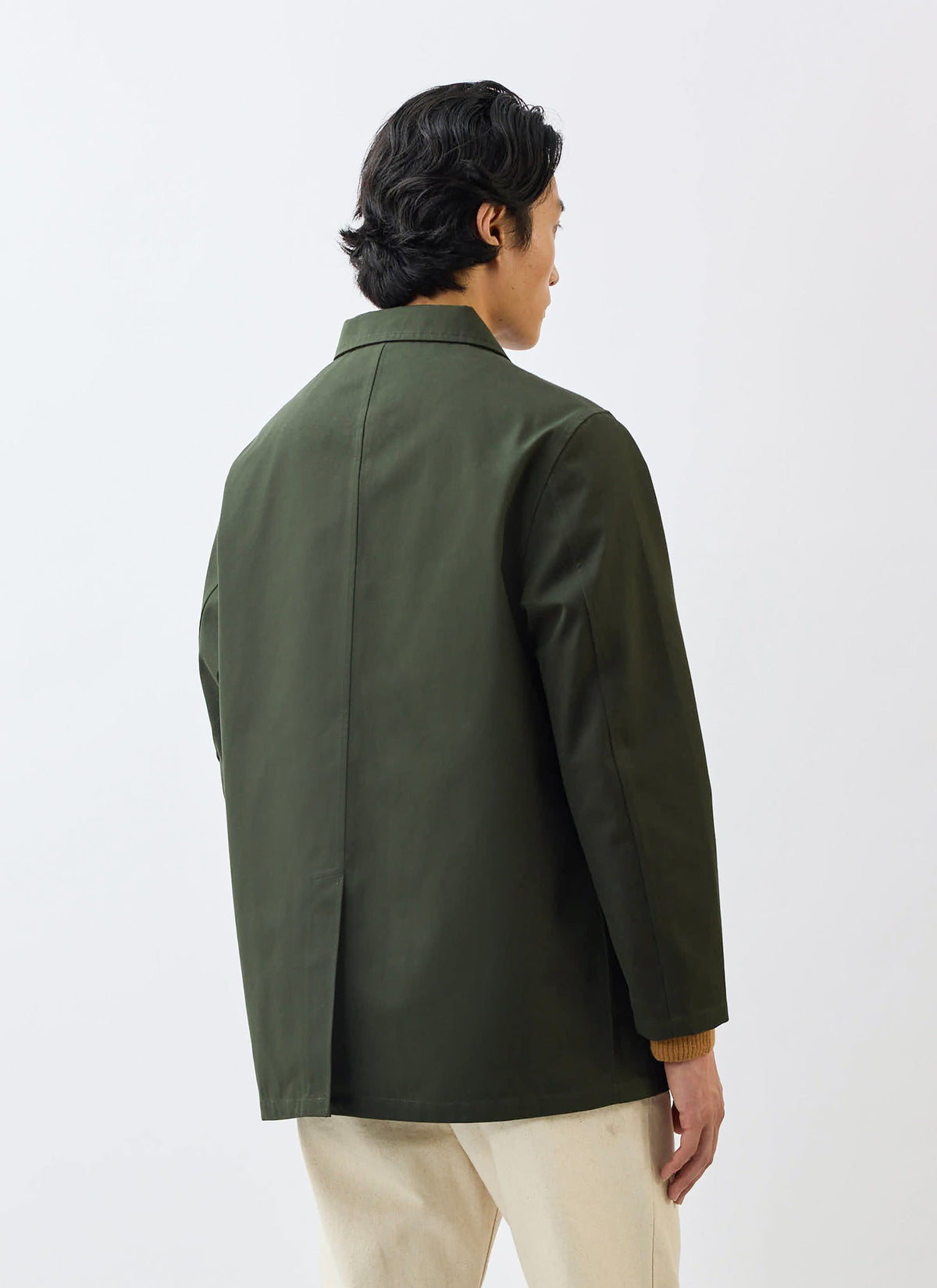 Men's Sherlock Short Trench Coat - Waterproof - Forest Green | Percival Hot Sale