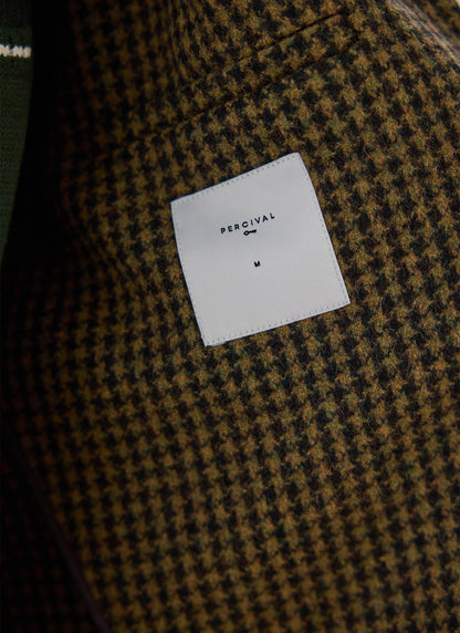 Men's Wool Minnesota Overcoat - Watcher Check - Percival | Percival Exclusive