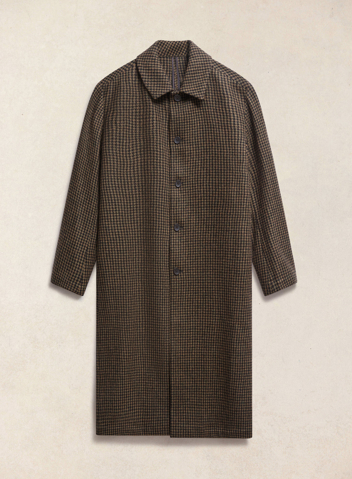 Men's Wool Minnesota Overcoat - Watcher Check - Percival | Percival Exclusive