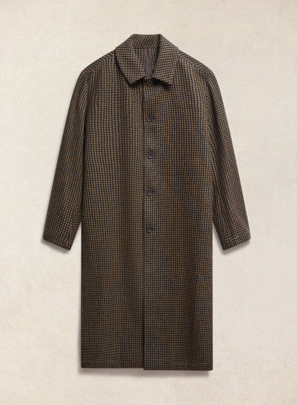 Men's Wool Minnesota Overcoat - Watcher Check - Percival | Percival Exclusive