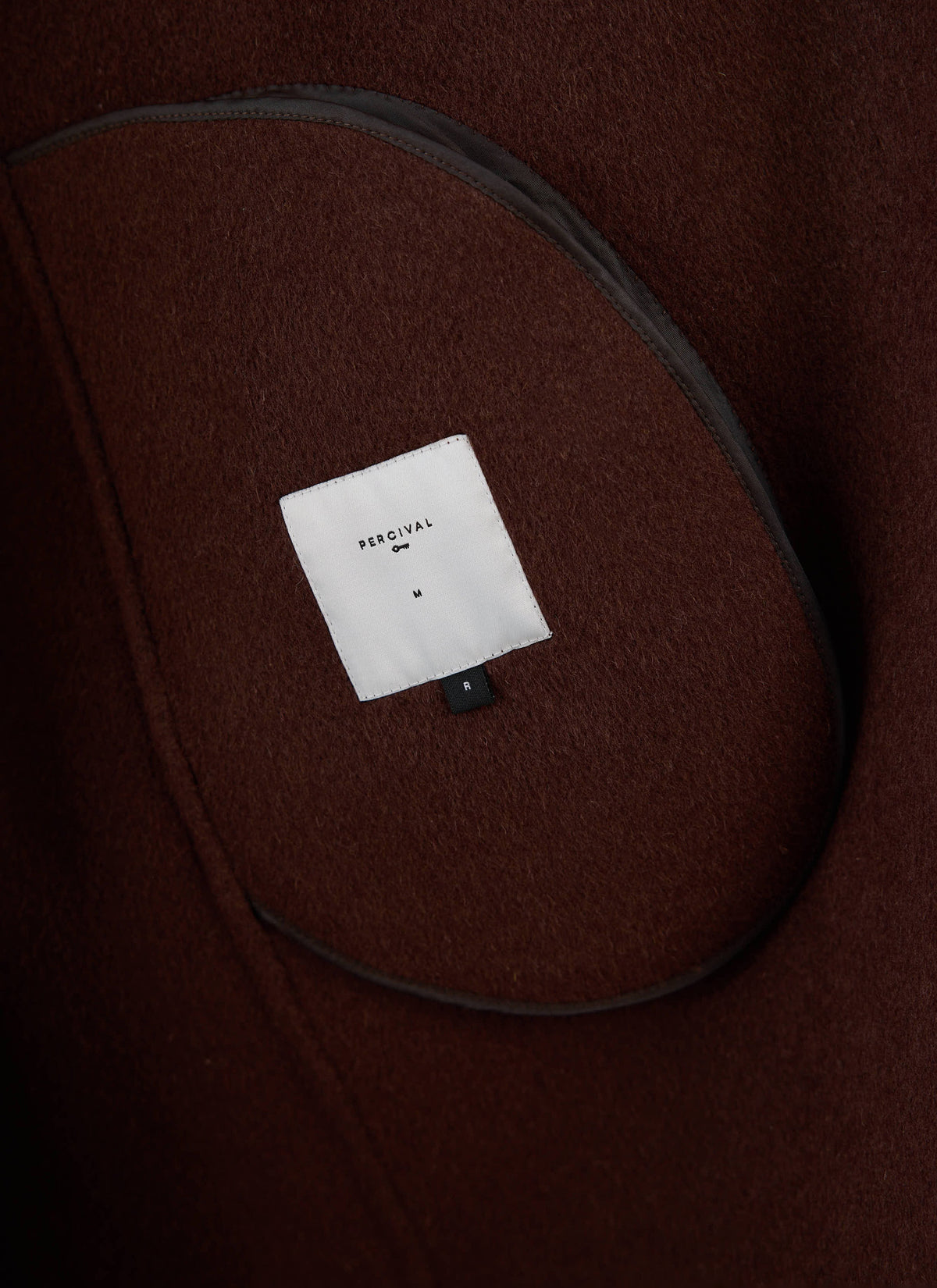 Men's Long Overcoat - Minnesota - Brown Fleck Twill - Percival | Percival Popular