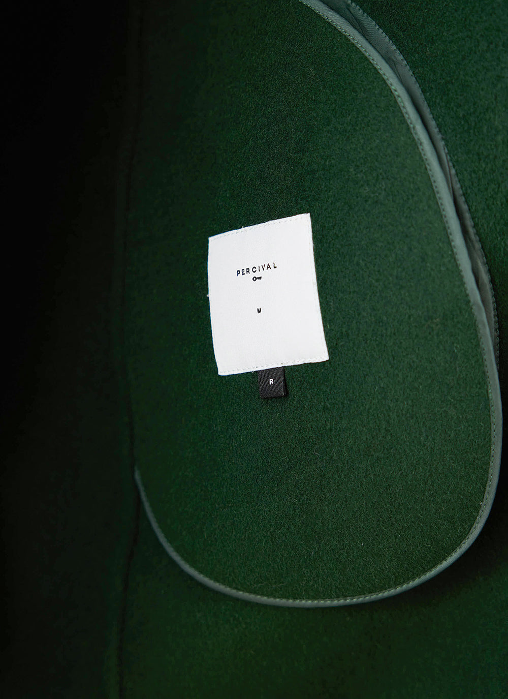 Men's Wool Minnesota Overcoat - Forest Green - Percival | Percival Latest