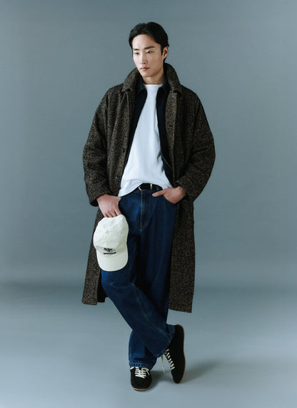 Minnesota Overcoat - Long Twill Trench Coat - Oak | Percival Featured