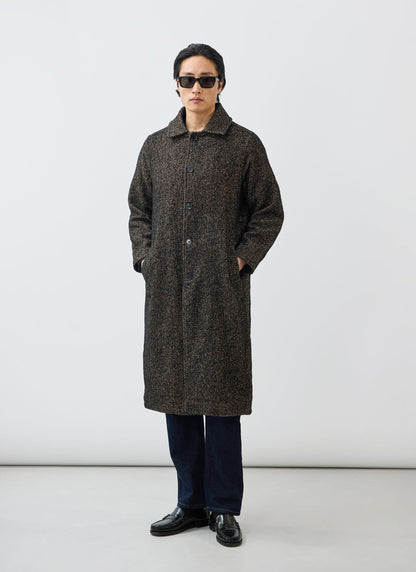 Minnesota Overcoat - Long Twill Trench Coat - Oak | Percival Featured