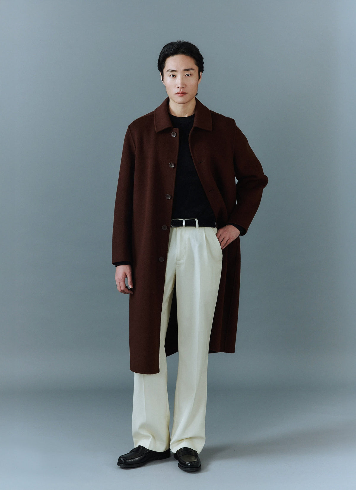 Minnesota Overcoat - Wool - Espresso Brown | Percival Hot Sale