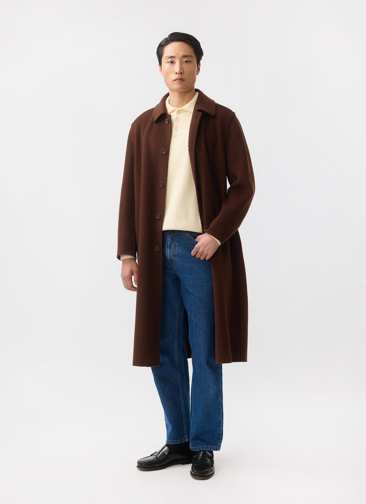 Minnesota Overcoat - Wool - Espresso Brown | Percival Hot Sale