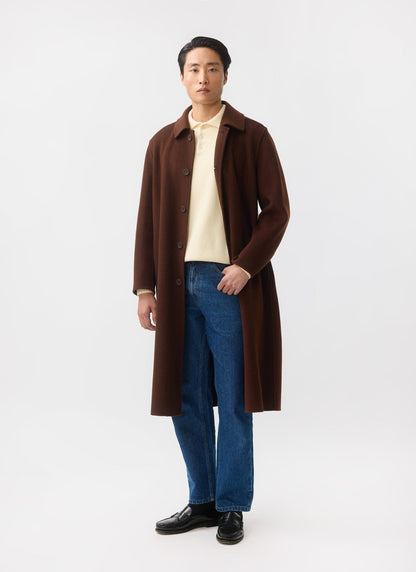Minnesota Overcoat - Wool - Espresso Brown | Percival Hot Sale
