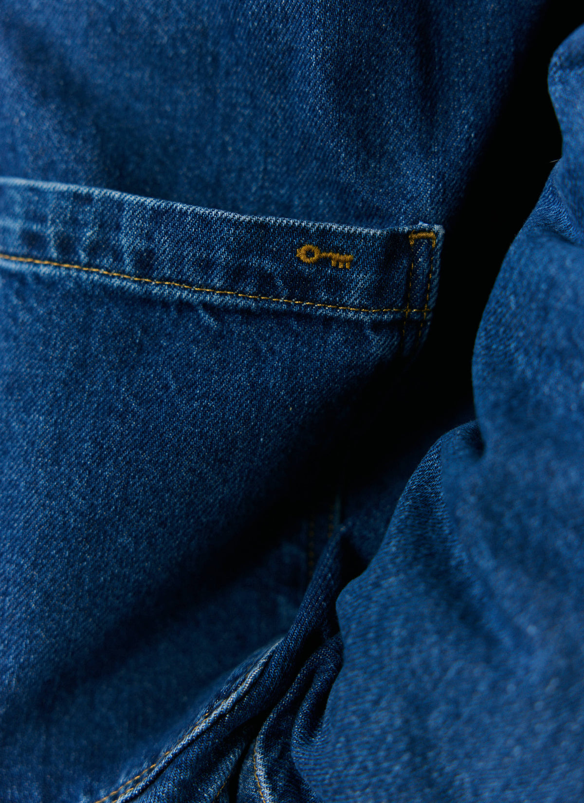 Men's Chore Jacket - Denim - Mid Wash Blue | Percival Special Offer