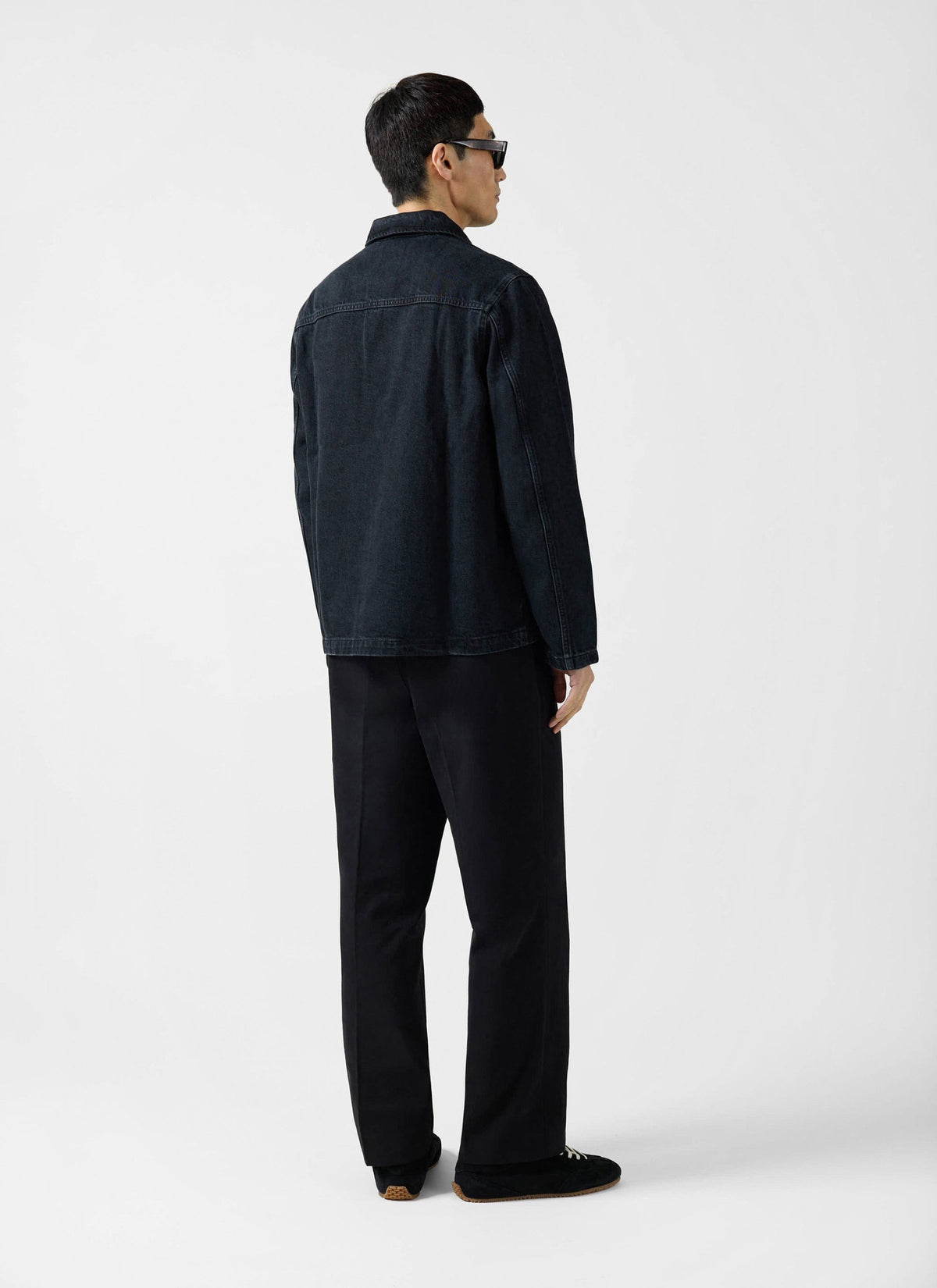 Men's Chore Jacket - Denim - Dark Indigo Blue | Percival Latest