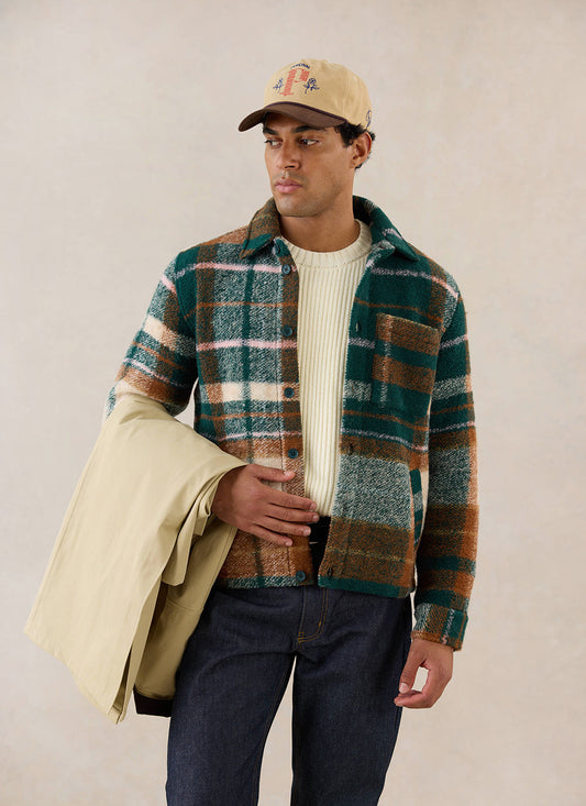 Knowles Overshirt - Wool - Multi Check - Percival | Percival Discount
