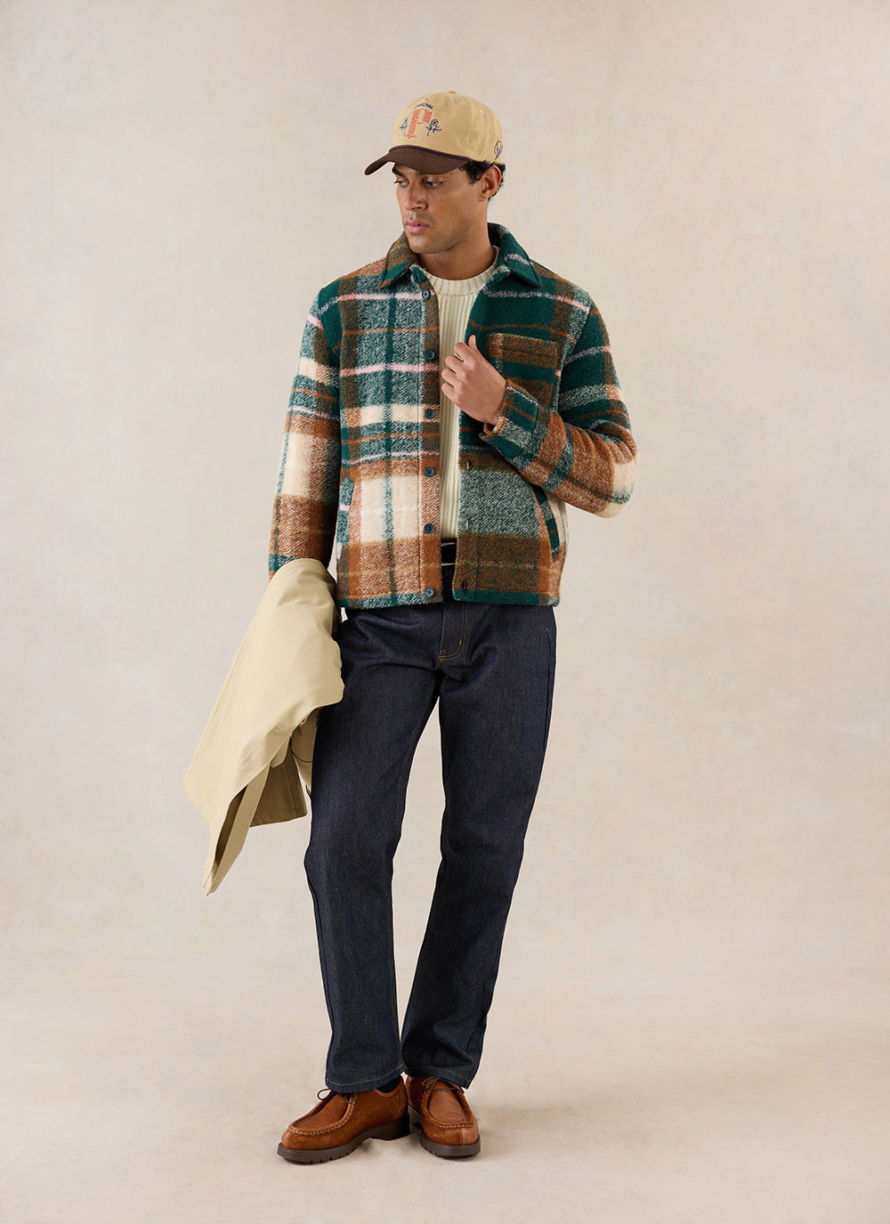 Knowles Overshirt - Wool - Multi Check - Percival | Percival Discount