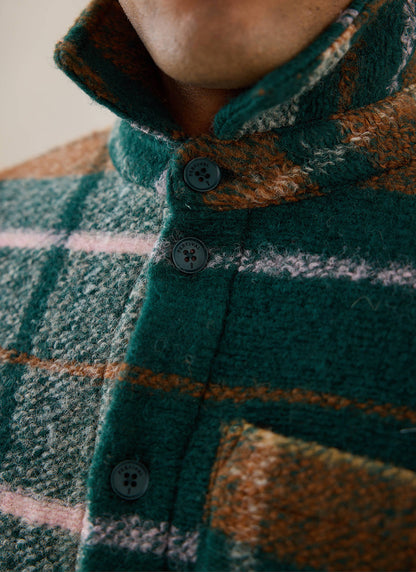 Knowles Overshirt - Wool - Multi Check - Percival | Percival Discount