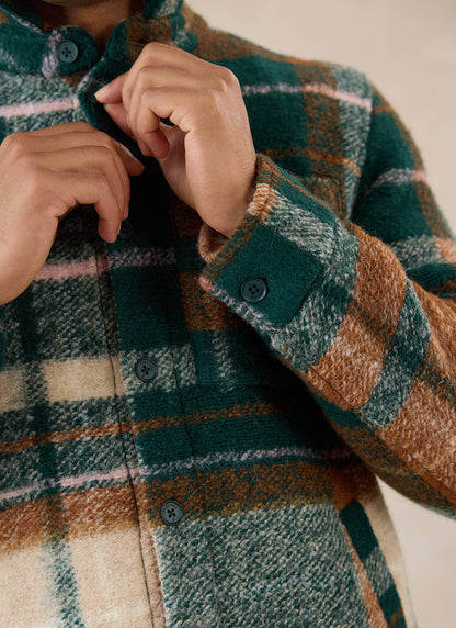 Knowles Overshirt - Wool - Multi Check - Percival | Percival Discount