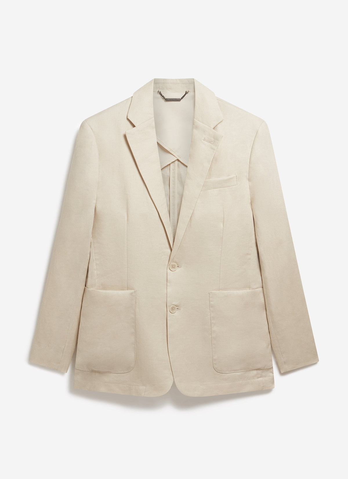 Men's Linen Blazer - Suit Jacket - Cream | Percival Great Value