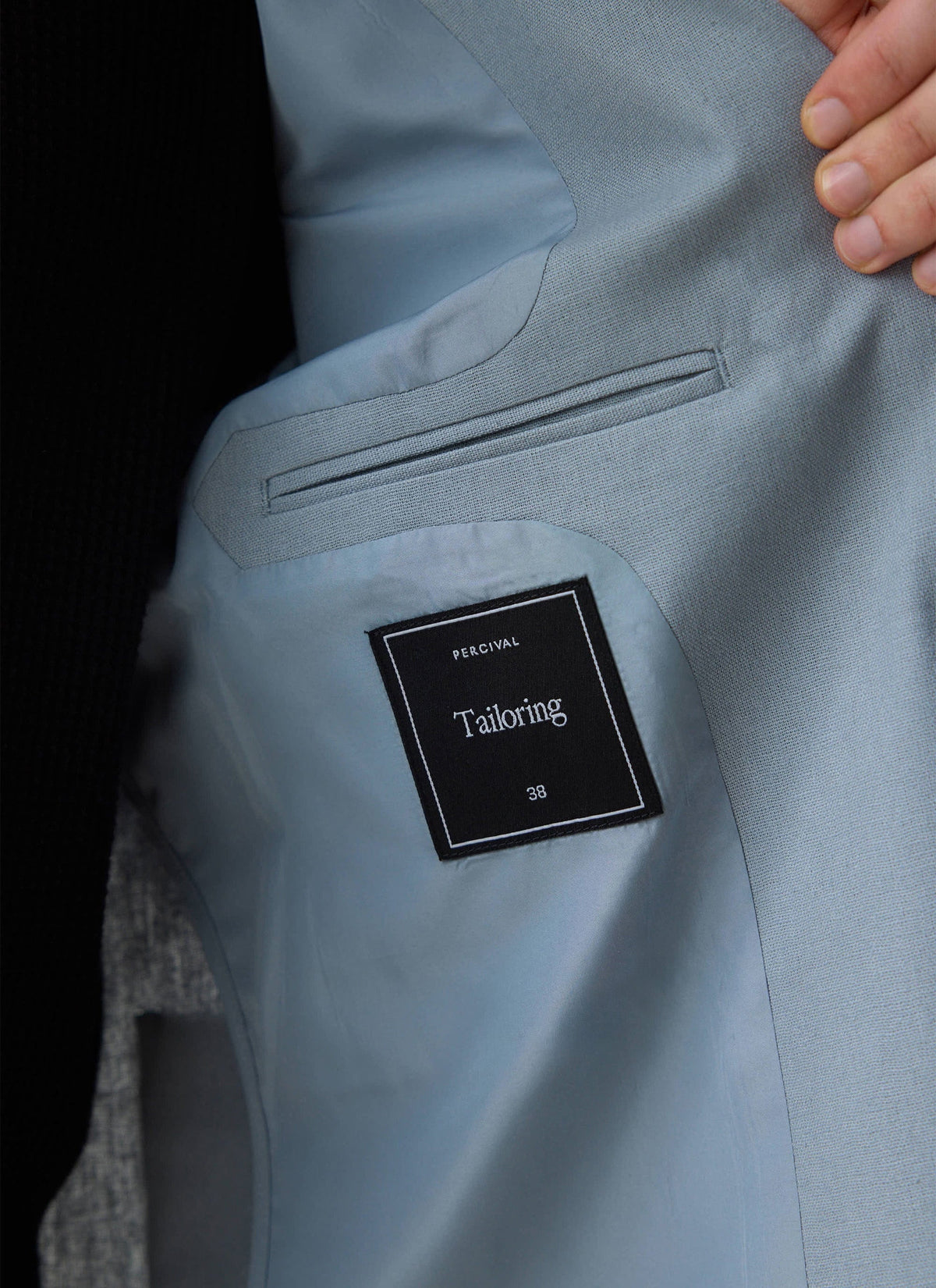 Percival Men's Linen Blazer - Wedding Suit Jacket - Light Blue | Percival Recommended