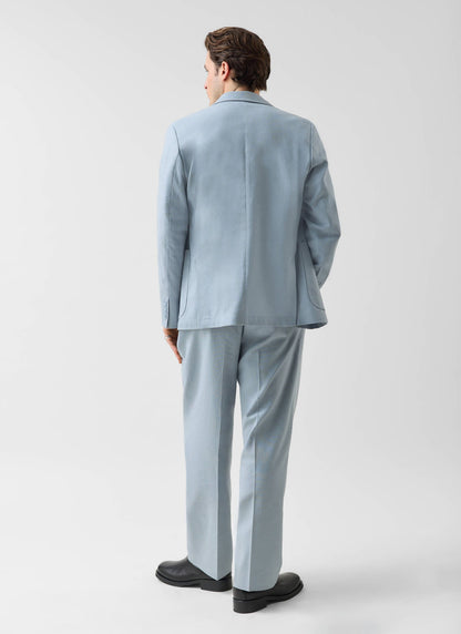 Percival Men's Linen Blazer - Wedding Suit Jacket - Light Blue | Percival Recommended