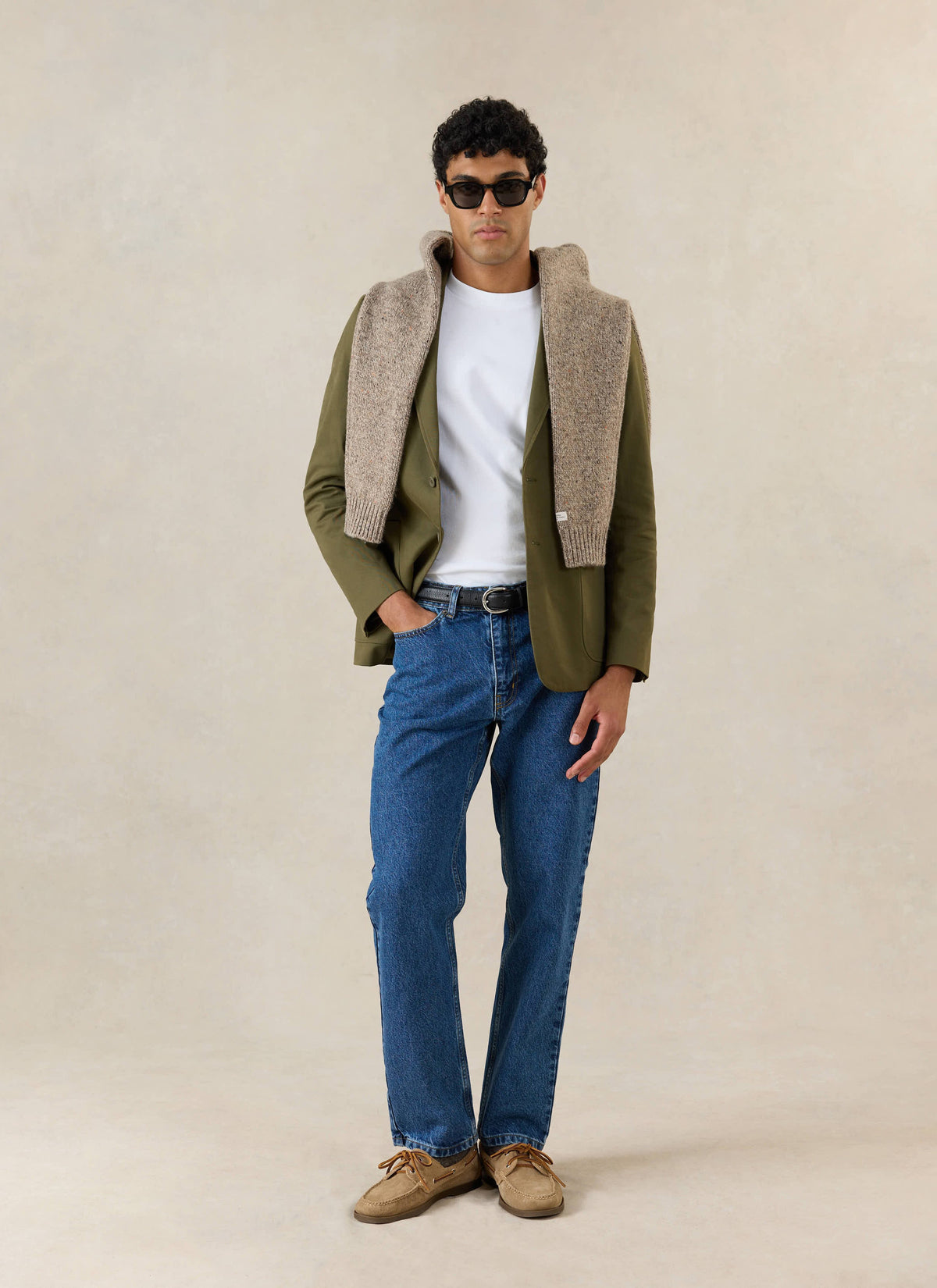 Men's Tailored Moleskin Blazer - Suit Jacket - Forest Green - Percival | Percival Latest