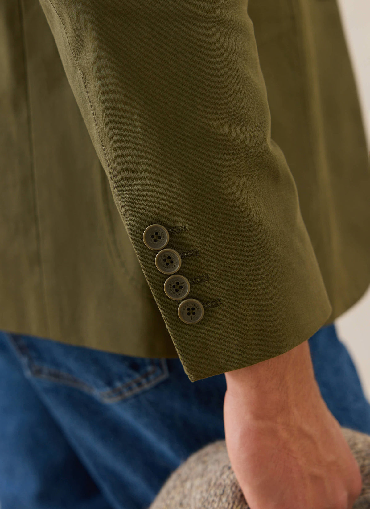 Men's Tailored Moleskin Blazer - Suit Jacket - Forest Green - Percival | Percival Latest