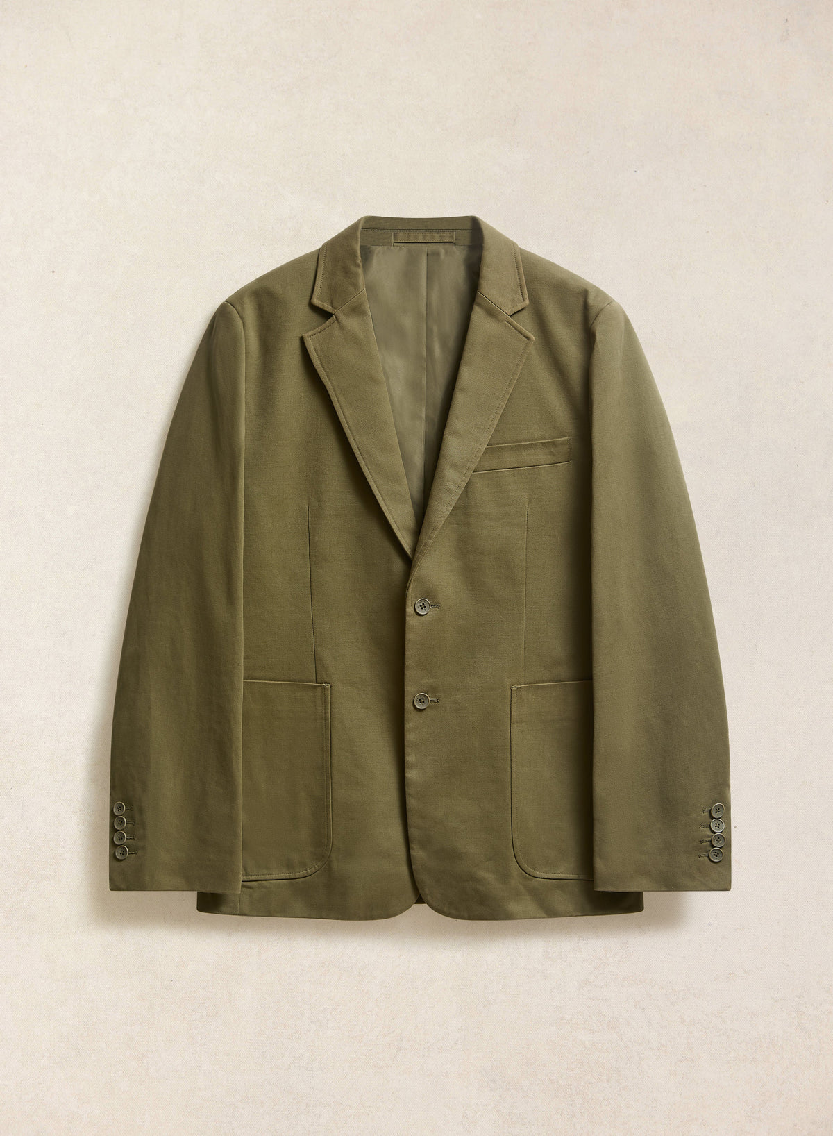Men's Tailored Moleskin Blazer - Suit Jacket - Forest Green - Percival | Percival Latest
