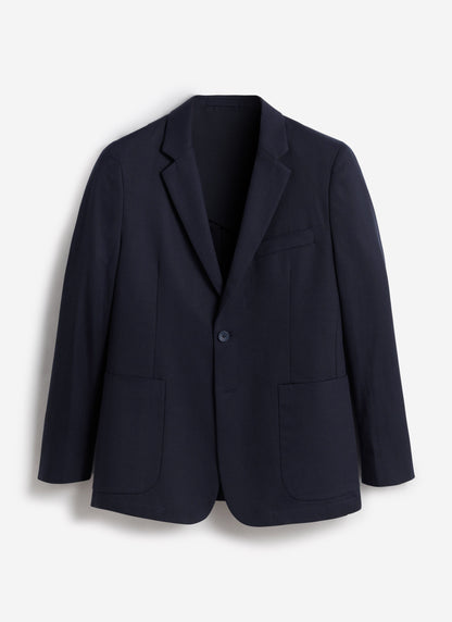 Men's Regular Fit Suit - Suit Blazer - Navy Blue - Lyocell | Percival Great Value
