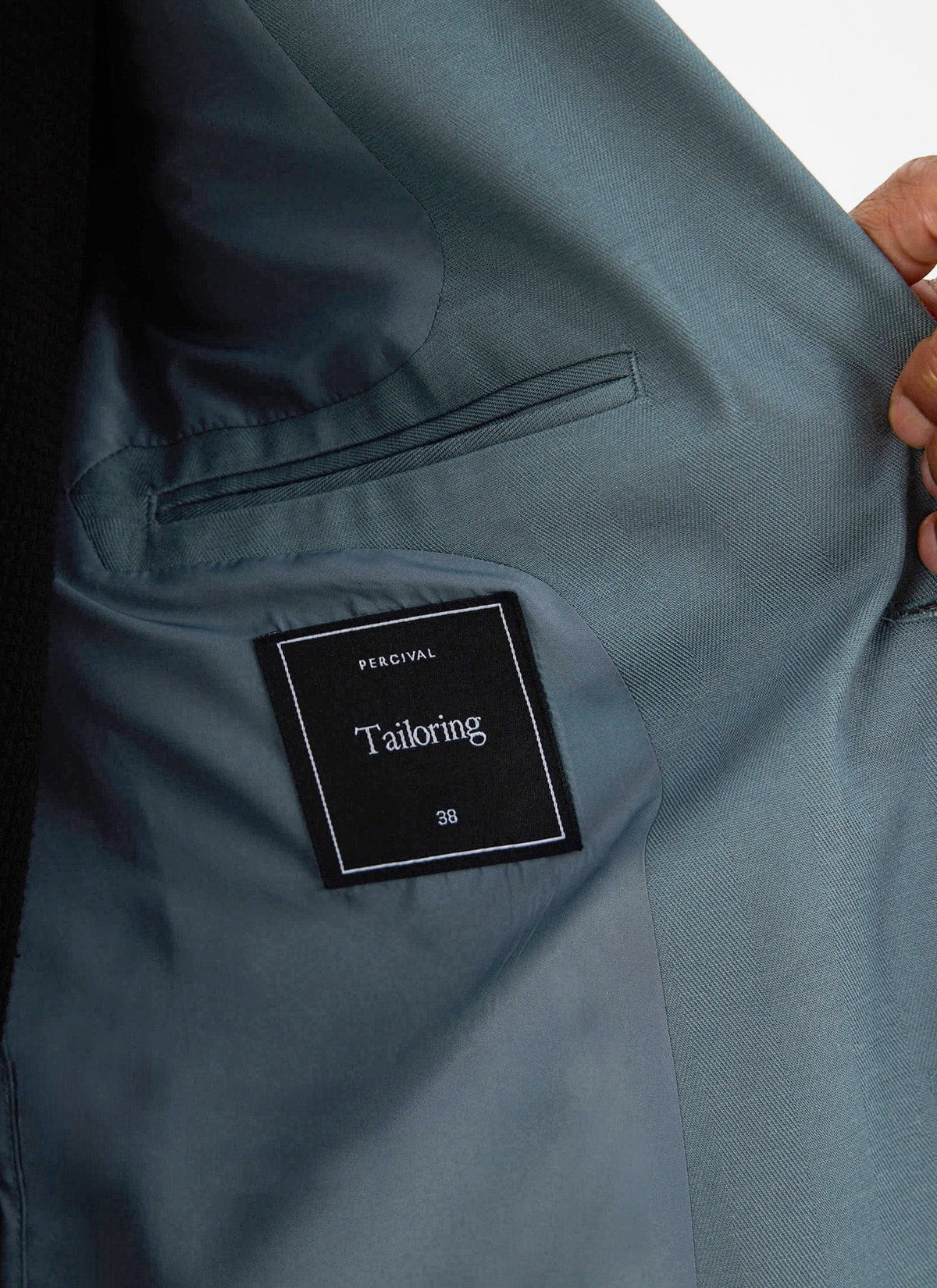Lyocell Regular Blazer - Slate Blue | Percival Discount