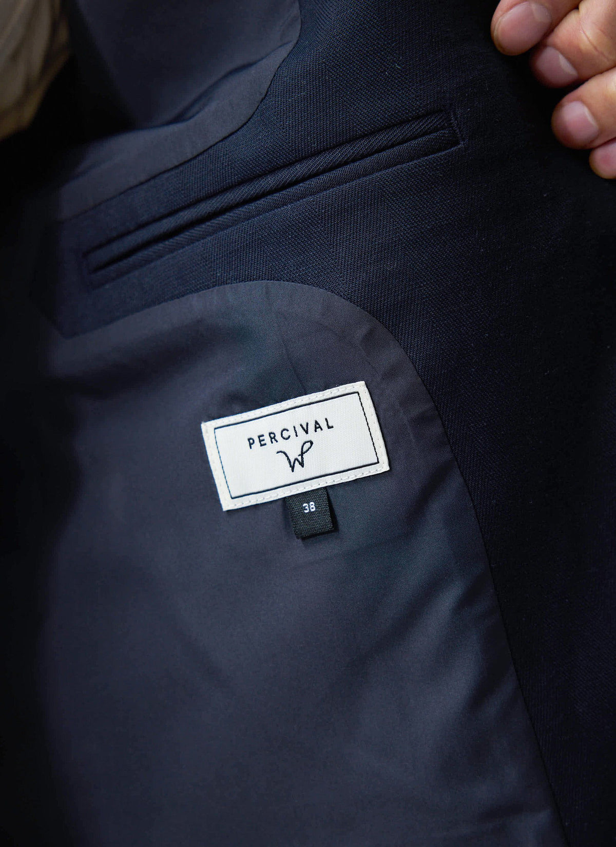 Men's Tailored Blazer - Suit Jacket - Percival x Warren - Navy Blue | Percival Smart Buy