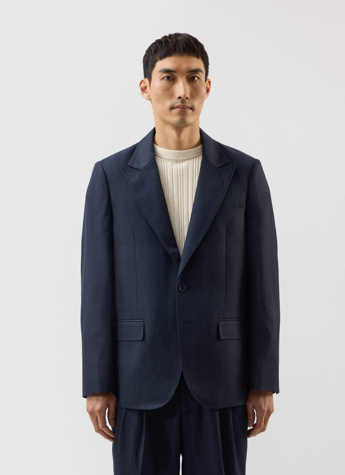 Men's Tailored Blazer - Suit Jacket - Percival x Warren - Navy Blue | Percival Smart Buy