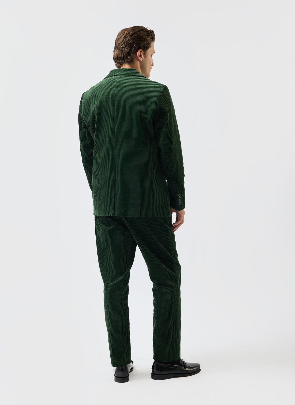Tailored Blazer - Chunky Cord - Forest | Percival Sale