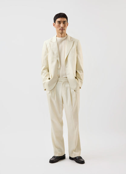 Men's Tailored Blazer - Suit Jacket - Percival x Warren - Ecru Cream | Percival Best Price