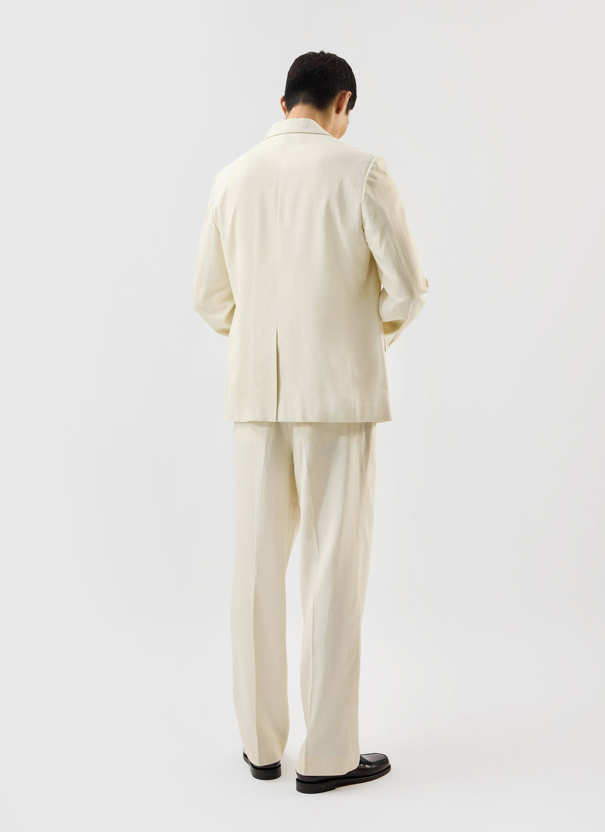 Men's Tailored Blazer - Suit Jacket - Percival x Warren - Ecru Cream | Percival Best Price