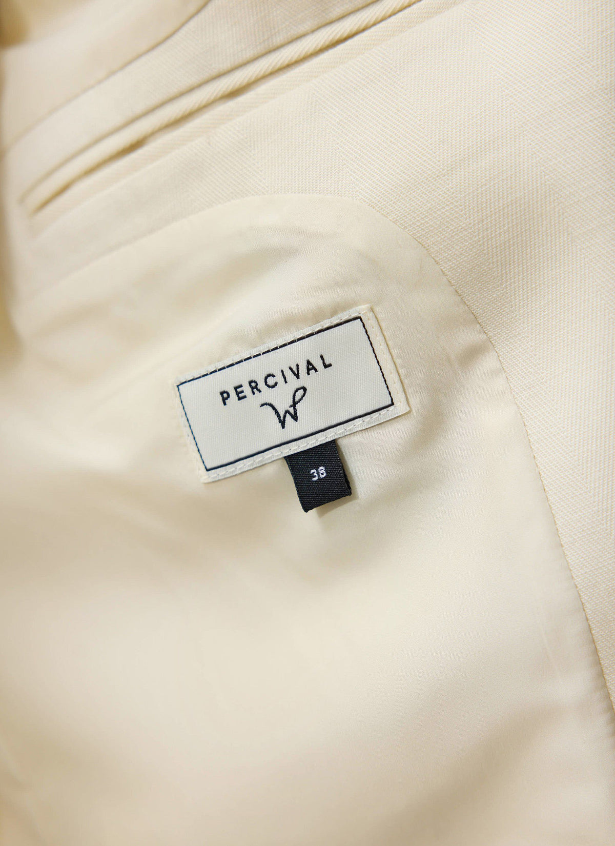 Men's Tailored Blazer - Suit Jacket - Percival x Warren - Ecru Cream | Percival Best Price