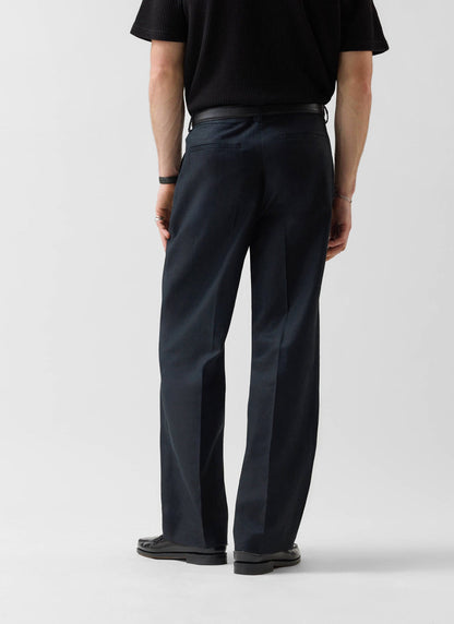 Wide Leg Trousers - Linen - Black | Percival Hot Sale