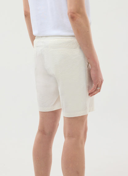 Classic Shorts - Seersucker - Cream | Percival Featured