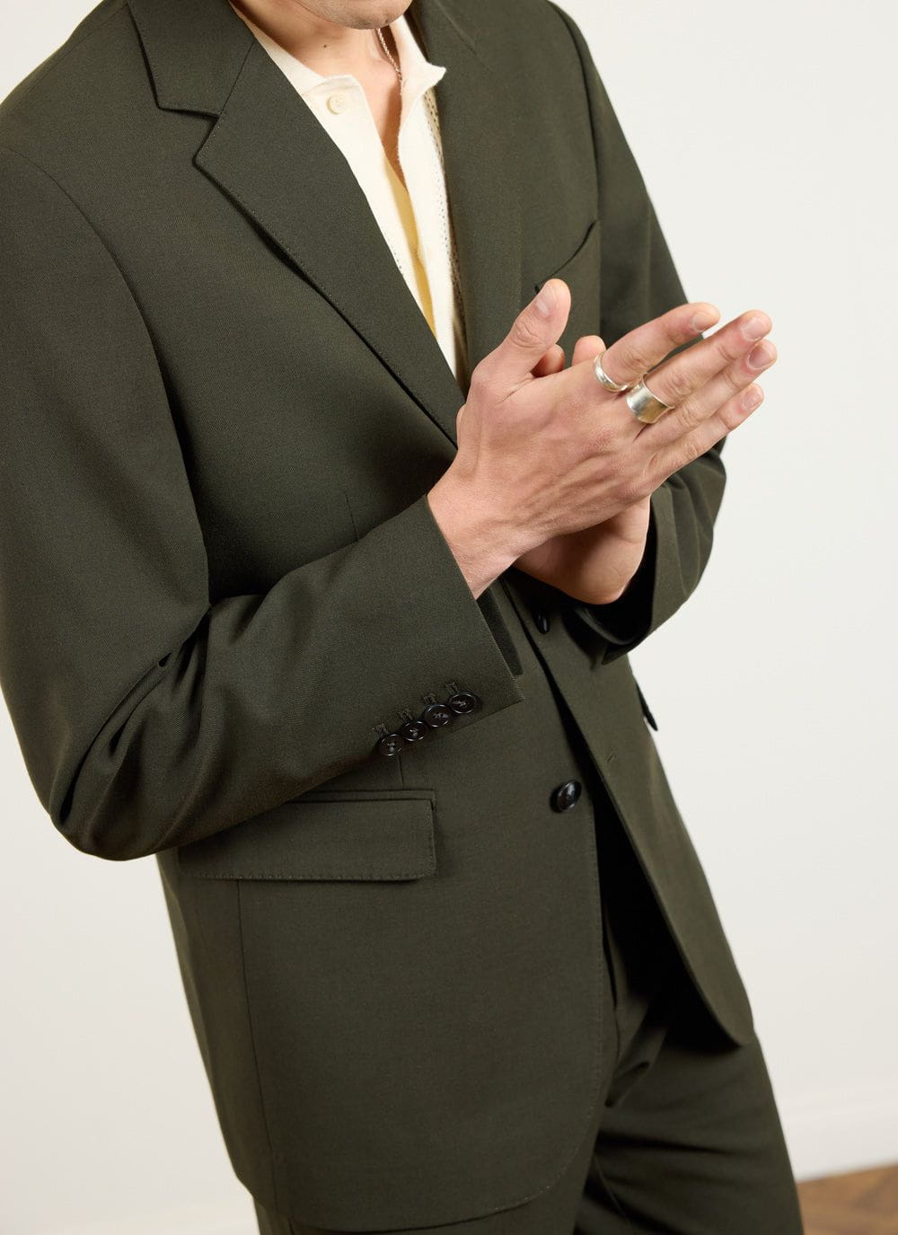 Tailored Blazer - Wool - Forest | Percival Recommended