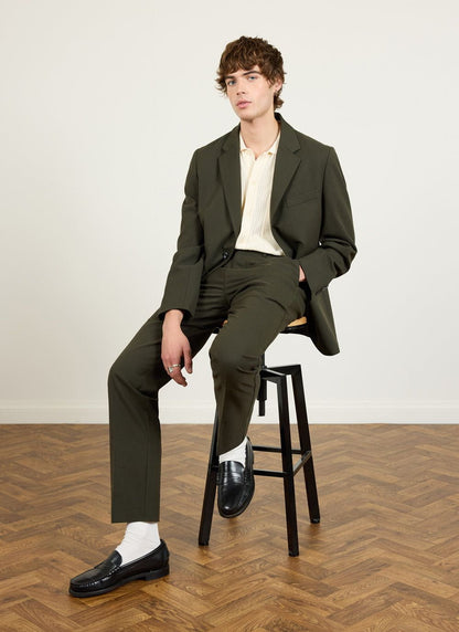 Tailored Blazer - Wool - Forest | Percival Recommended