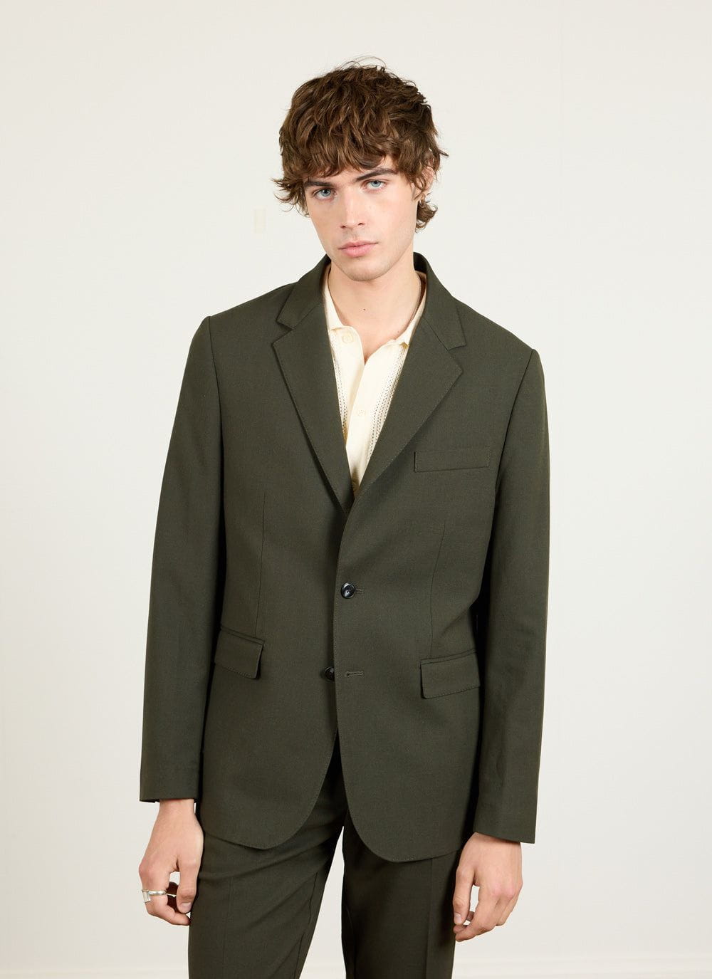 Tailored Blazer - Wool - Forest | Percival Recommended