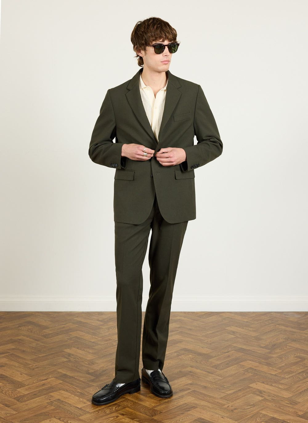 Tailored Blazer - Wool - Forest | Percival Recommended
