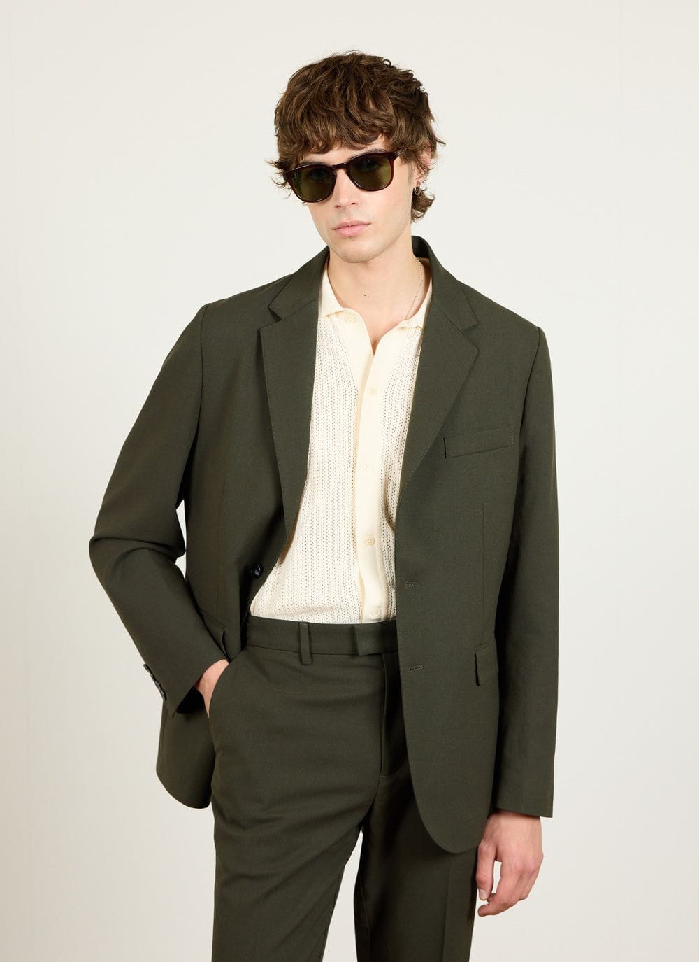 Tailored Blazer - Wool - Forest | Percival Recommended