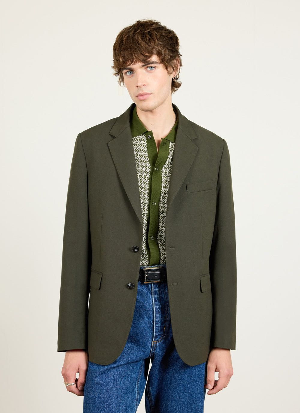 Tailored Blazer - Wool - Forest | Percival Recommended