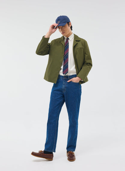 Men's Casual Workwear Jacket - Chore Jacket - Khaki | Percival Everyday