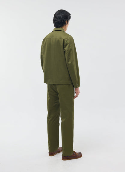 Men's Casual Workwear Jacket - Chore Jacket - Khaki | Percival Everyday