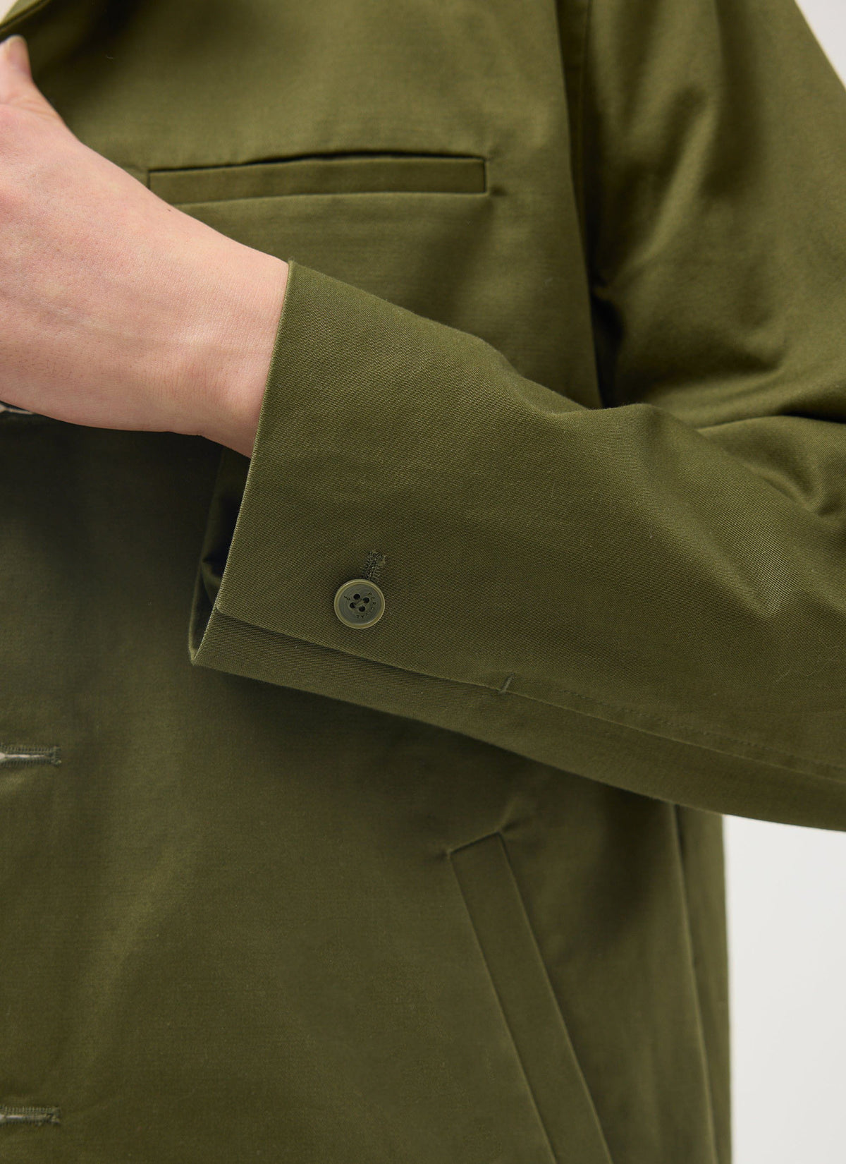 Men's Casual Workwear Jacket - Chore Jacket - Khaki | Percival Everyday
