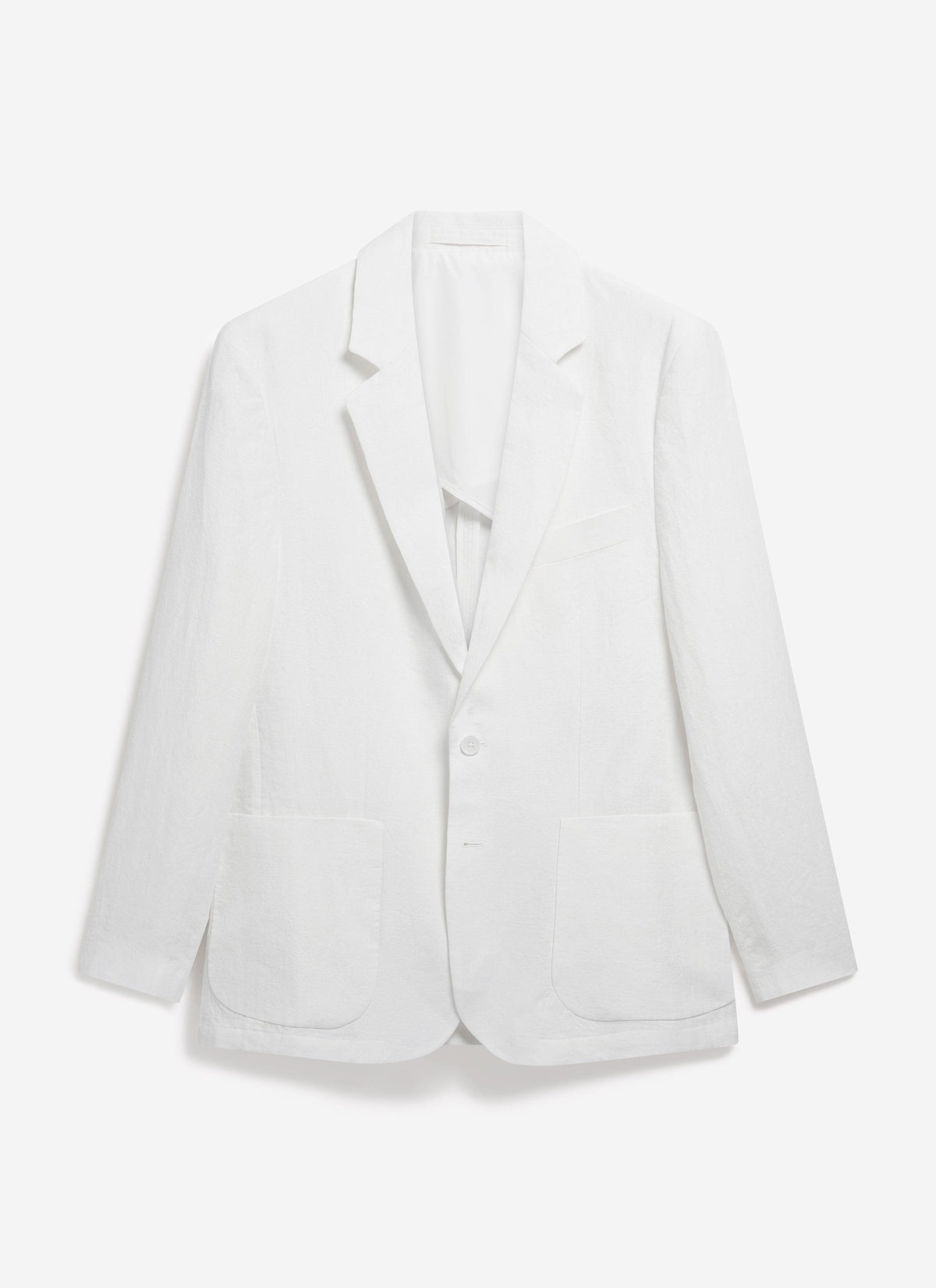 Men's Linen Blazer - Suit Jacket - White | Percival Deals