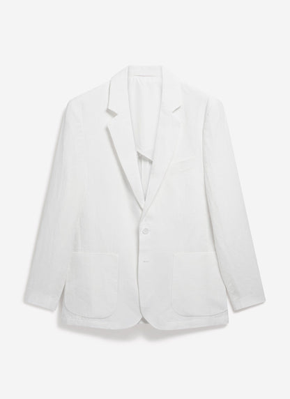 Men's Linen Blazer - Suit Jacket - White | Percival Deals