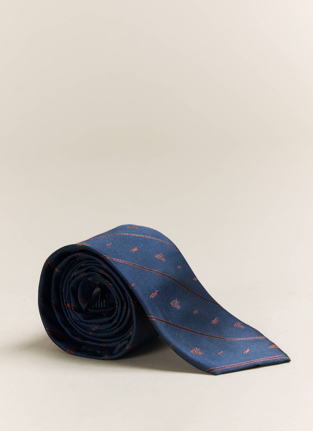 Men's Silk Tie - Jacquard Stripe - Percival x Brighton & Hove Albion F.C. - Navy | Percival Customer Favorite